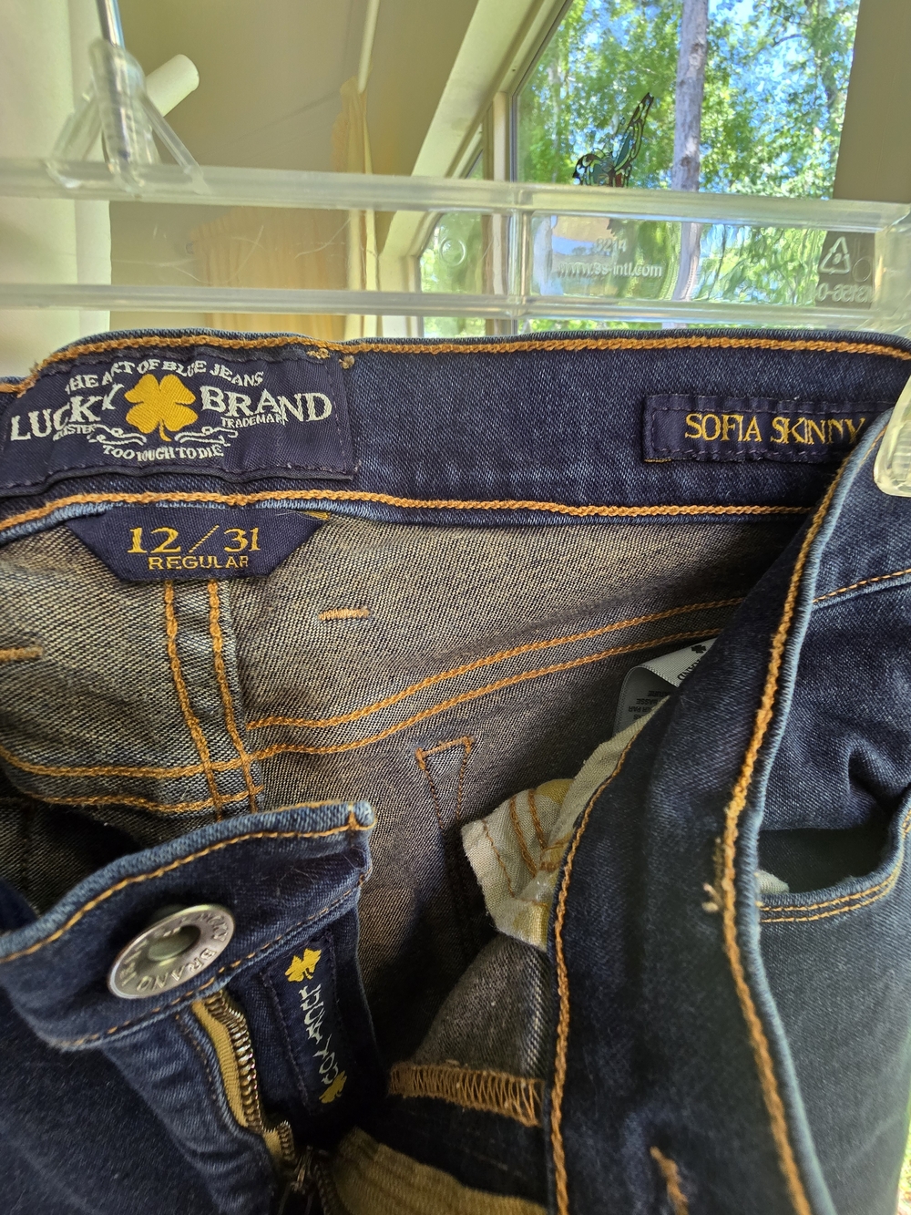 Lucky Brand Women’s Sofia Skinny Jeans in Dark Blue